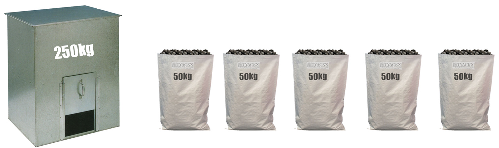 sizes for coal250mm